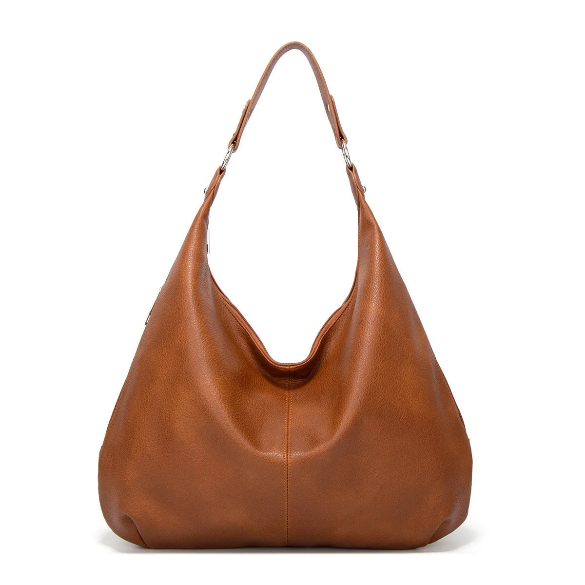 Hobo Handbag Leather Classic  Spacious Casual Tote with Minimalist Design Image 1