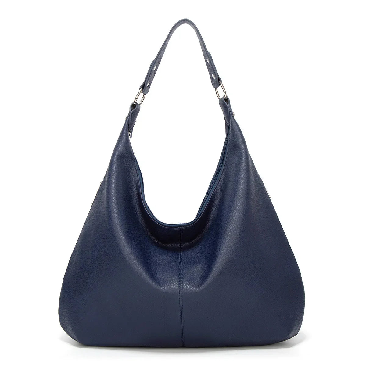 Hobo Handbag Leather Classic  Spacious Casual Tote with Minimalist Design Image 5
