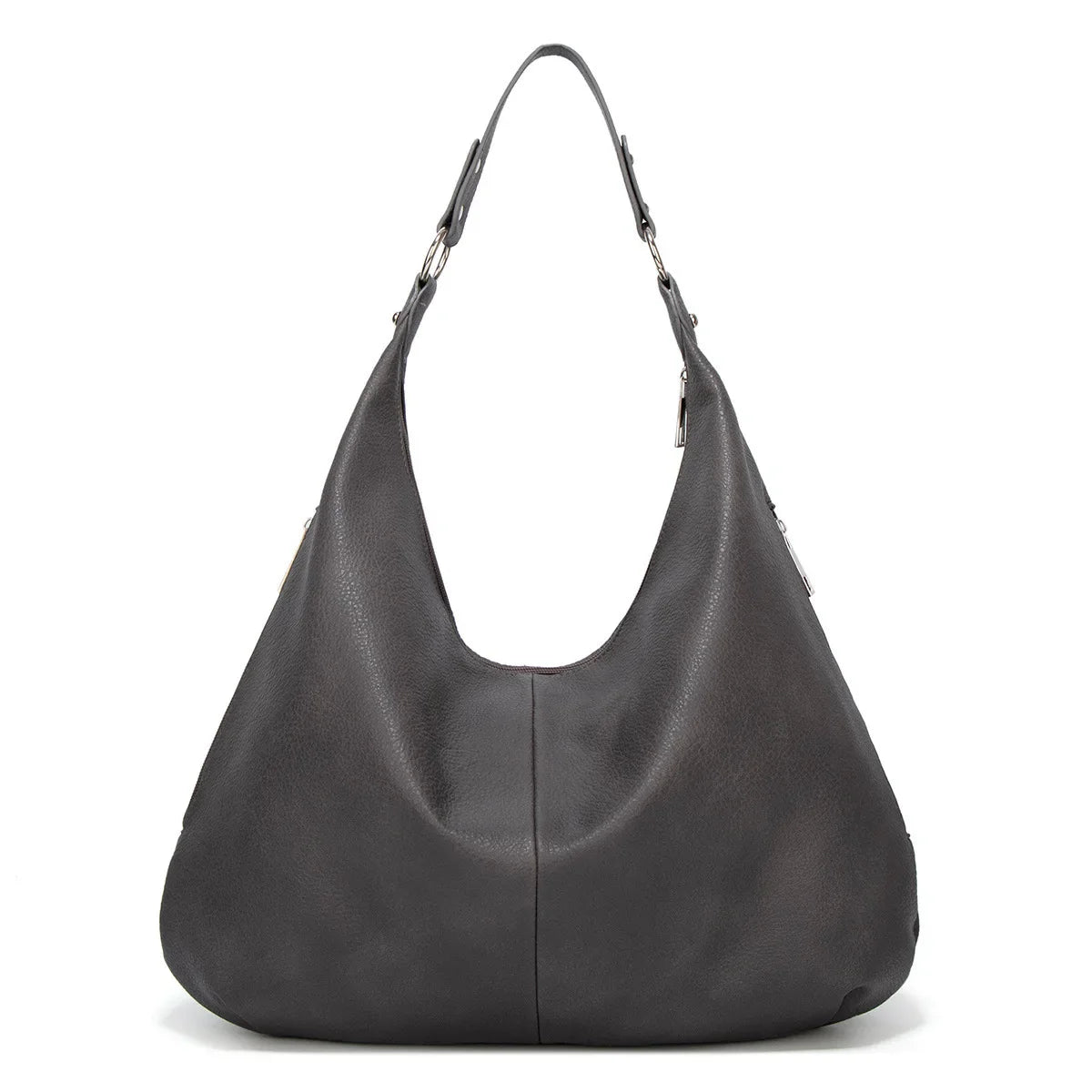 Hobo Handbag Leather Classic  Spacious Casual Tote with Minimalist Design Image 6