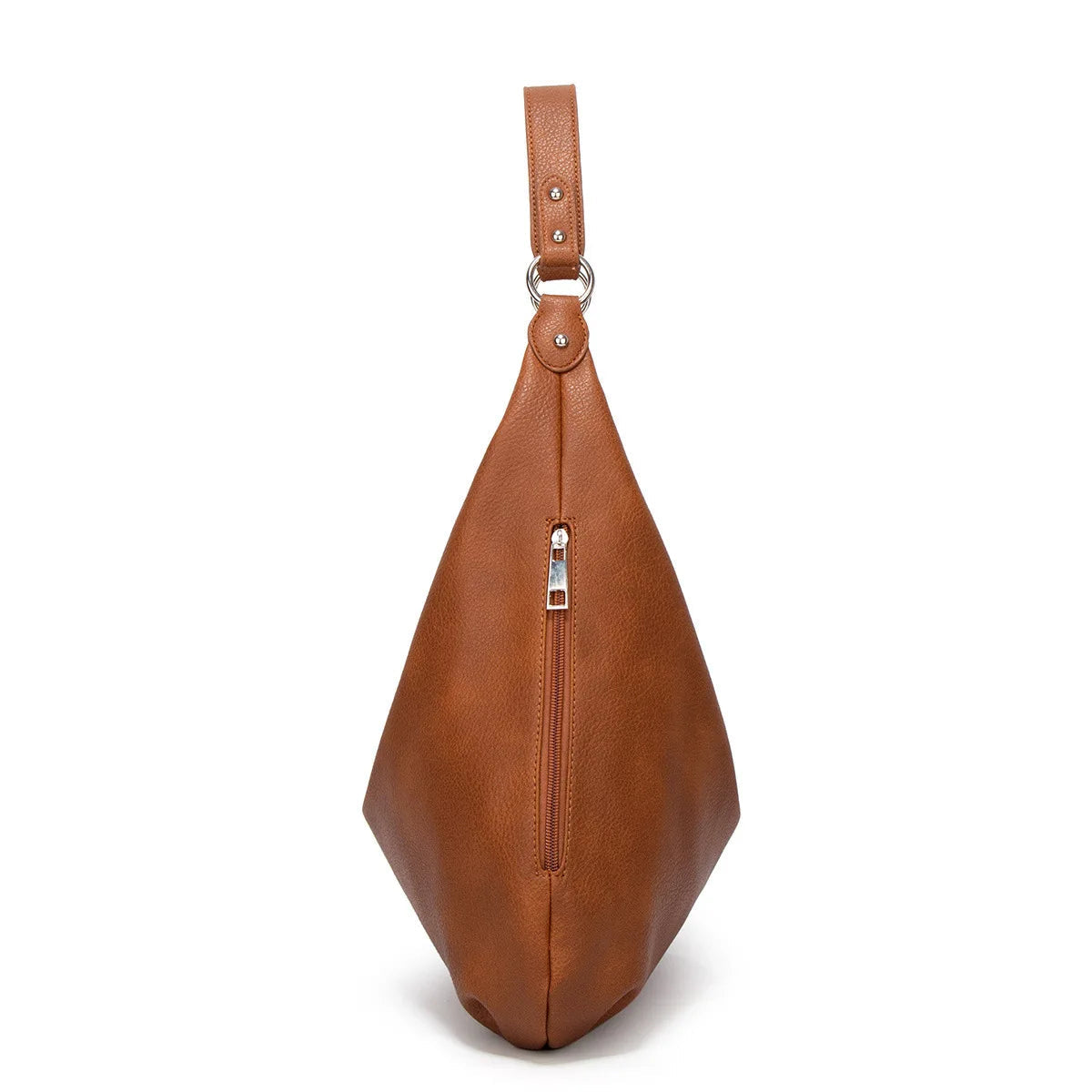 Hobo Handbag Leather Classic  Spacious Casual Tote with Minimalist Design Image 7