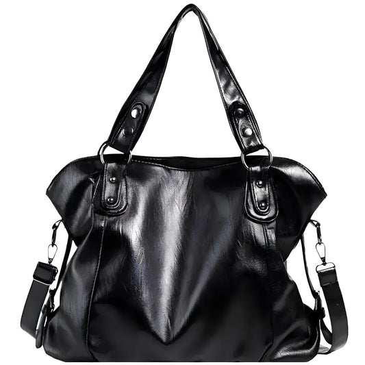 Luxury Handbag Large Capacity  Premium Faux Leather Tote With Shoulder Strap Image 1