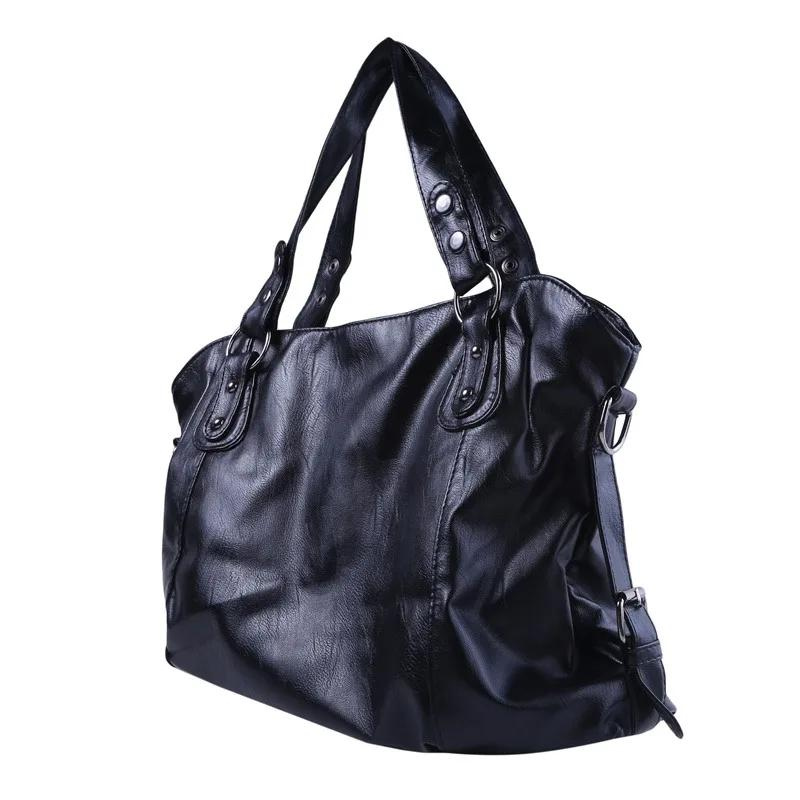 Luxury Handbag Large Capacity  Premium Faux Leather Tote With Shoulder Strap Image 3