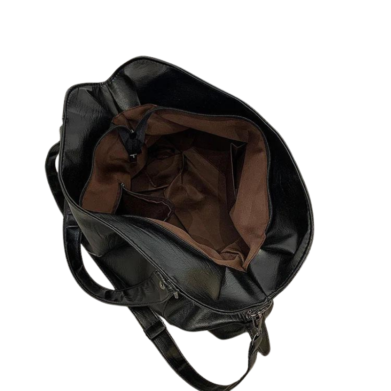 Luxury Handbag Large Capacity  Premium Faux Leather Tote With Shoulder Strap Image 5